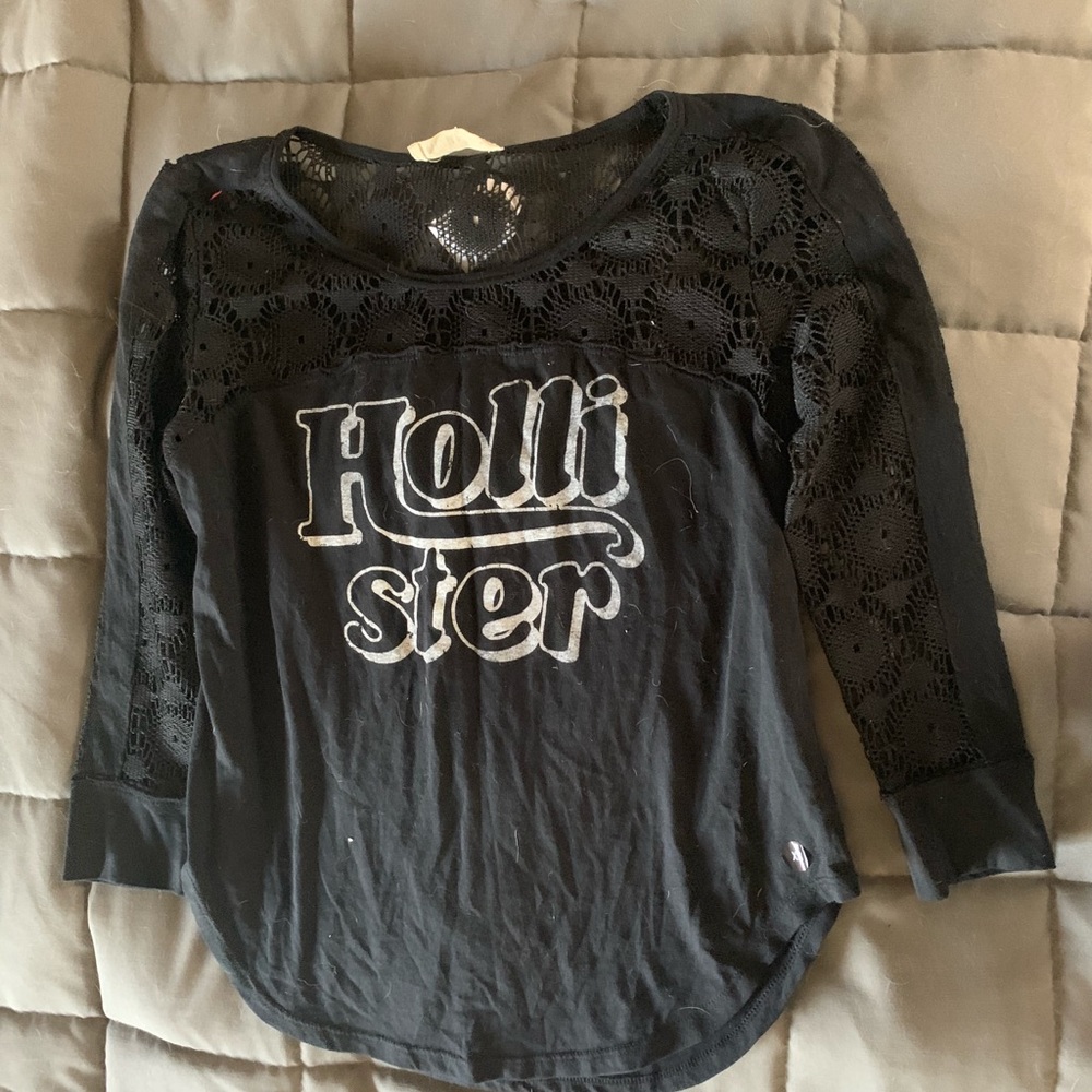 Lace long sleeve shirt